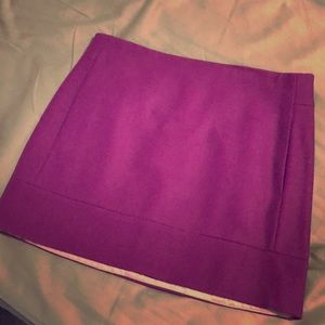J.Crew wool mini skirt, perfect for winter!